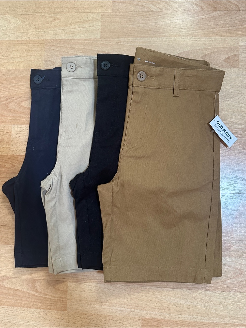 Old Navy Kids Stretch Chino Shorts 4 for $35